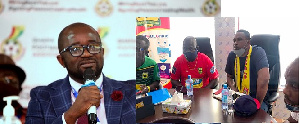 GFA President, Kurt Okraku meets Hearts of Oak and Asante Kotoko Supporters leadership