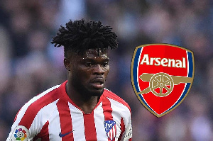 Atletico Madrid midfielder Thomas Teye Partey