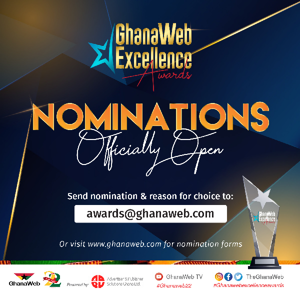 Nominations are unlimited and are open from today to August 31