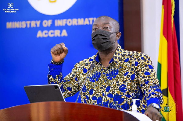 Information Minister, Kojo Oppong Nkrumah