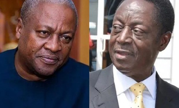 John Dramani Mahama and Dr Kwabena Duffuor