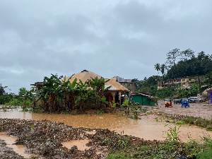 Flood Hits Asankrangwa 