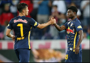 Forson Amankwah Played For Red Bull Salzburg Against Atletico Madrid