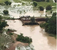 Several communities have been flooded following recent rainfall in the area