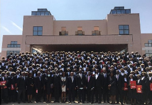 The newly trained lawyers called to the Bar