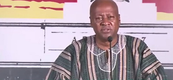 Flagbearer for the National Democratic Congress, John Mahama