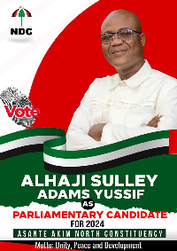 Alhaji Sulley Adams Yussif, aspiring MP for Asante Akim North Constituency