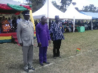 District Chief Executive (DCE), Kwasi Bonzo, Superintendent of Police (SOP) Thomas Bayor