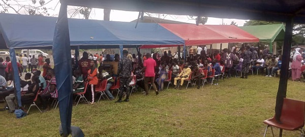 Delegates at the centre