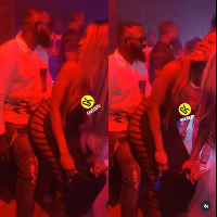 Efia Odo with Kofi Asamoah