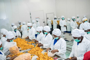 Processing Of Dry Mangoes In Ghana For Export Photo @UNIDO