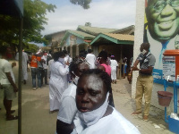 Ecstatic supporters after Kwabena Okyere Darko-Mensah won the polls