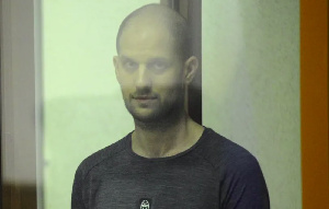 Evan Gershkovich was arrested in March 2023 during a reporting trip to Yekaterinburg