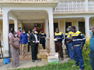 Newmont Trainees Donate Ppes To Health Facilities In Ahafo