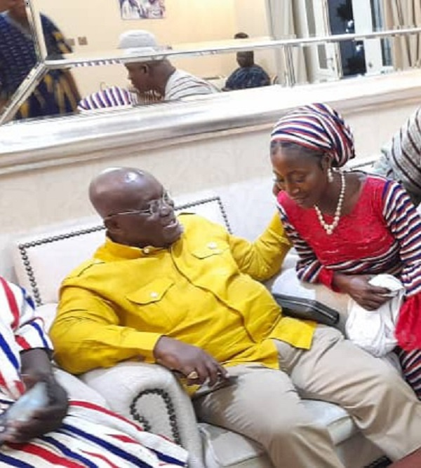 Mohammed Fatahia with President Nana Akufo-Addo