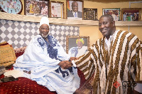 Mr. Daniel Wilson Addo and Ya Naa Abubakari Mahama II