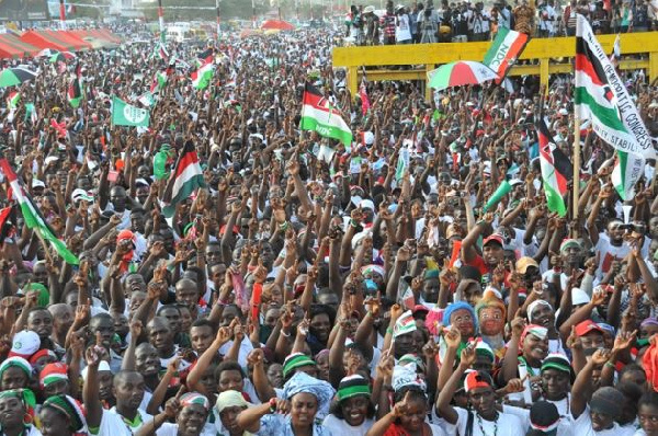 Some members of the NDC at a rally