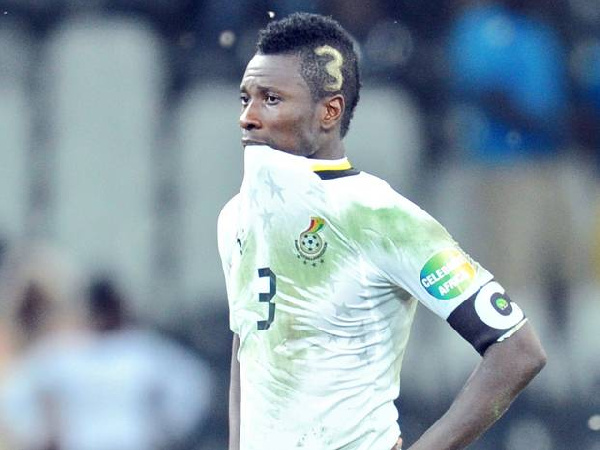 Ghana striker Asamoah Gyan