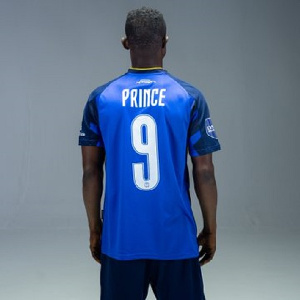 Striker Prince Agyenim Boateng