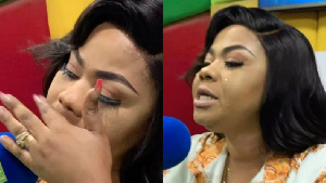 Gifty Osei cries