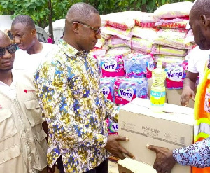 John Jinapor Makes Donation To Flood Victims