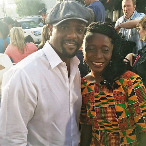 Leila Djansi and Blair Underwood