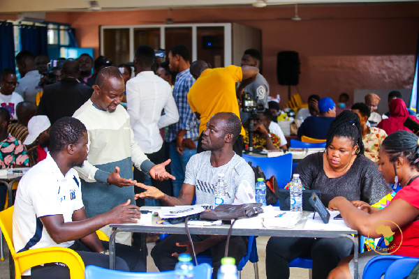 Some of the participants at the training