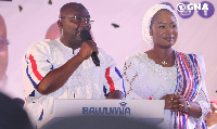 Vice President Dr Mahamudu Bawumia and his wife Samira Bawumia