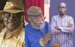 Dr. Charles Wereko-Brobby, Dr Nyaho Nyaho-Tamakloe and Kwesi Pratt