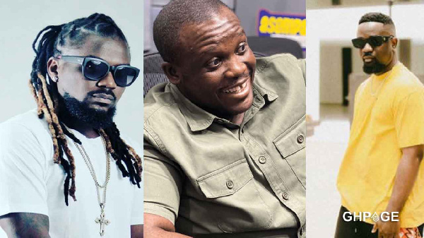 Dancehall musician Samini, MP for Ningo Sam George and Rapper Sarkodie