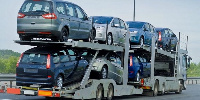 File photo of imported vehicles