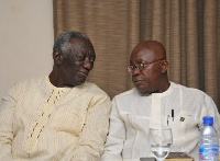 Nana Akufo-Addo with former President Kufuor