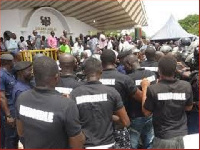 Members who would provide security have been given a branded T-shirt to make their work easier