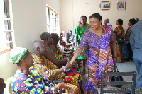 Mrs. Akufo-Addo at the palace