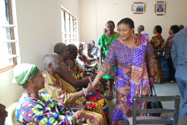 Mrs. Akufo-Addo at the palace