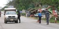 File photo of a checkpoint in the Eastern Region