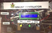 A photo of the first homemade ventilator