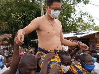 Sun Qiang is the Nkosuohene of Kwahu Abetifi