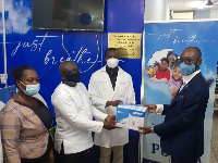 AstraZeneca Ghana donated four Nebulizer machines to the Ho Teaching Hospital