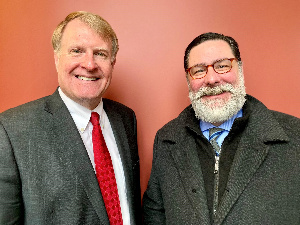 Mayor of Pittsburgh, Bill Peduto and the Allegheny County Executive, Rich Fitzgerald