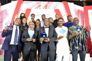 MTN team displaying the awards won