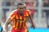 Ghanaian midfielder Bernard Mensah