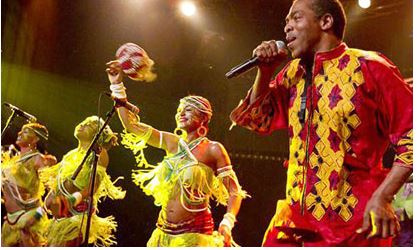 Femi Kuti performing