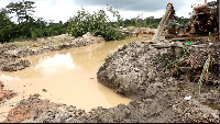 illegal mining activities at Amansie West Constituency