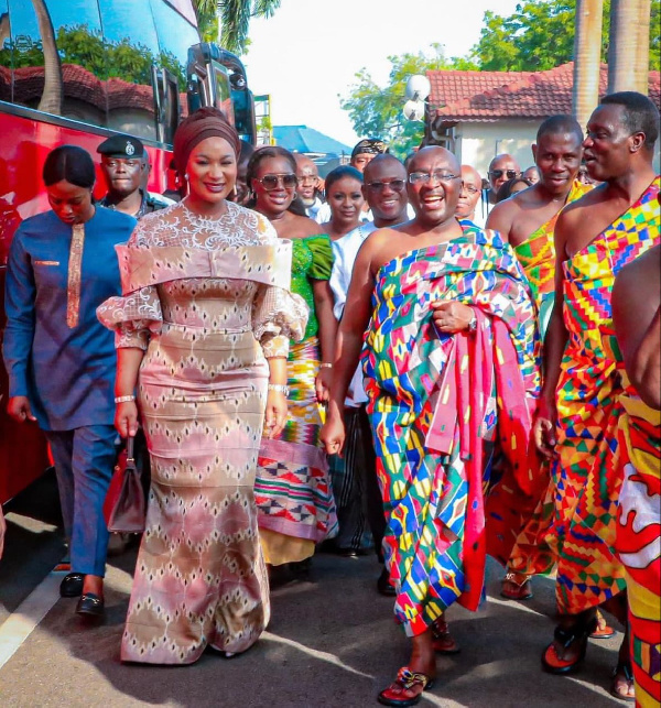 Dr Mahamudu Bawumia, Vice president and wife