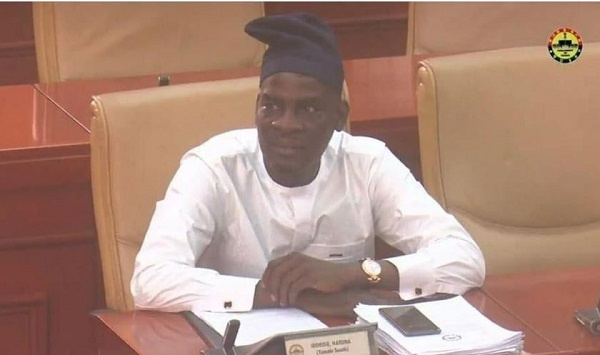 Haruna Iddrisu, former minority leader seated in the chamber