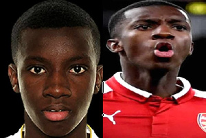 Arsenal Striker, Eddie Nketiah Ghay