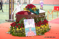 Final funeral rites of the late Raphael Dwamena