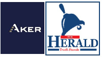 Aker Energy and The Herald Newspaper logos