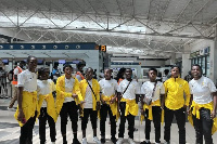 The Black Princesses  at the airport